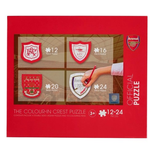 Arsenal jigsaw colouring set - arsenal,