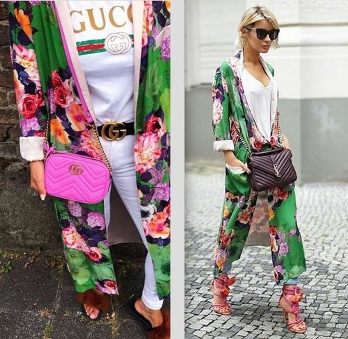 Zara rare green floral - green, print