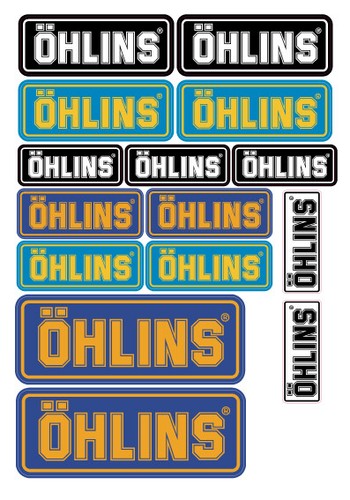 Sticker ohlins moto sponsor - fe,