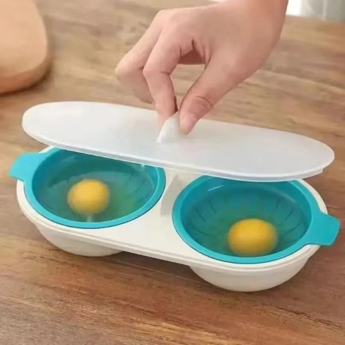 Egg cooker boiler double cup - double,