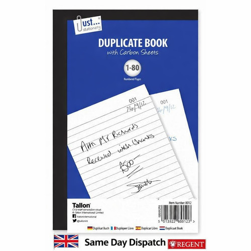 Duplicate book carbon - carbon, sheet