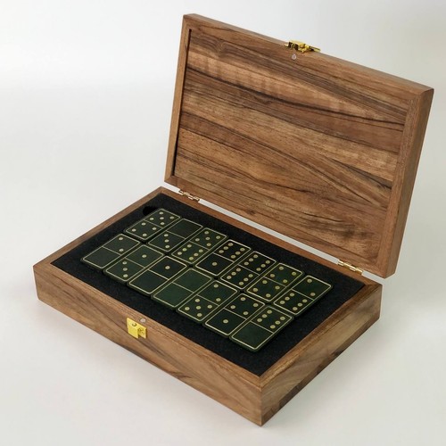 Emerald genuine leather walnut - emerald,
