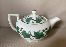Wedgwood Napoleon Ivy VERY SMALL  Teapot VGC Green Edge