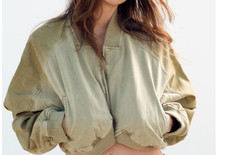 Zara WASHED EFFECT BOMBER