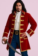 Pirate Coat Captain Morgan Red