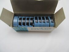 Vintage Dymo 9mm black silk 146 09 label maker embossing tape spools reels