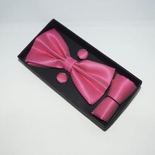 Mens Boxed BOW Tie Cufflinks