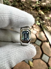 Sky Blue Topaz Men ring 925