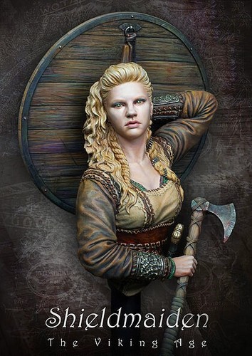 Unpainted resin viking - ,