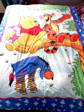 Winnie The Pooh Single Duvet Case Cover 1990's Disney Eeyore on Springs