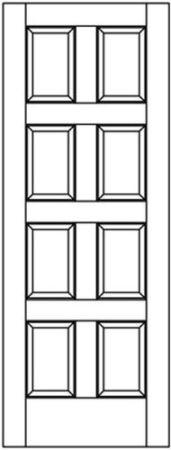 Panel equal square - stile, &