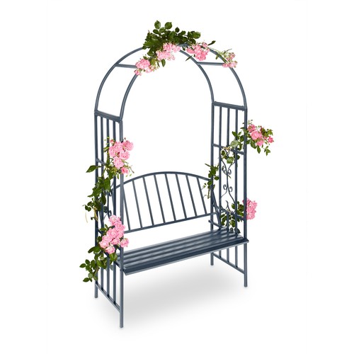 Arbour with bench garden - arbour,