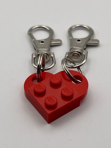 Lego heart keyring genuine - lego,