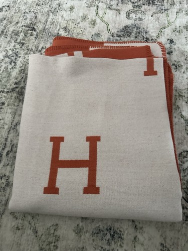 Orange blanket throw - orange,
