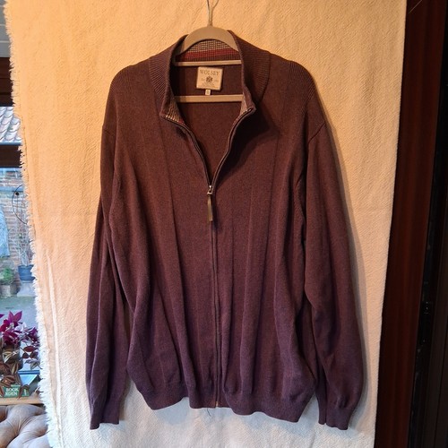 Mens wolsey purple full zip - purple,