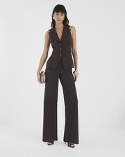 River Island Womens Brown Jumpsuit Size S