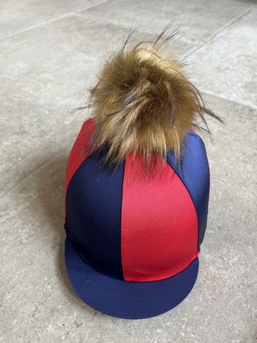 Pompom riding hat silk - pompom,