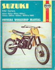 SUZUKI RM50N RM60N RM80N RM100N RM125N RM250N & RM400N (1979-80) WORKSHOP MANUAL