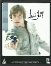 MARK HAMILL AUTOGRAPH 10x8 OFFICIAL STAR WARS CELEBRATION EUROPE LUKE SKYWALKER