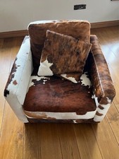 Cowhide Armchair made in Italy by Natuzzi