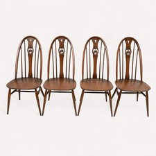 4 Ercol Dining Chairs Windsor