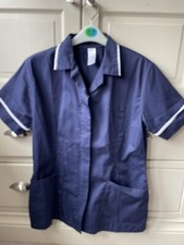 Alexandra Nurse Uniform Dress HP297 Size 1 2 / 14 (92) Royal Blue/white NHS
