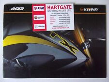 KEEWAY Motorcycles & Scooters orig 2013 UK Mkt Sales Brochure