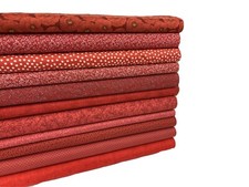 Red Cotton Fabric Patchwork