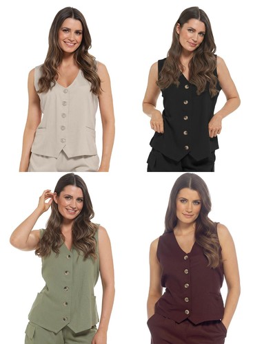 Ladies linen blend - ladies,