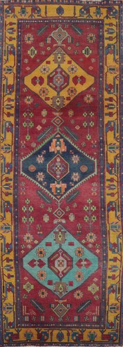 Oriental geometric carpet - oriental,