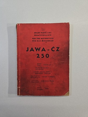 Jawa 250 list - cz, of