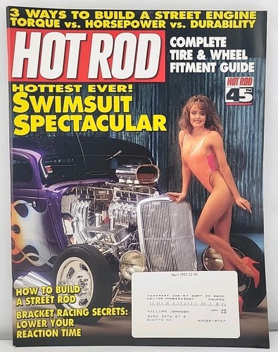 Hot rod magazine - magazine, april