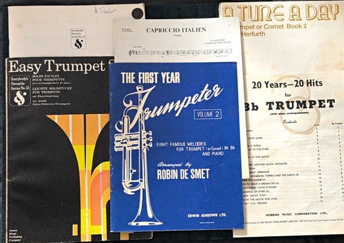 Vintage trumpet piano - trumpet, &