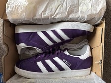 ADIDAS Gazelle II Originals Men’s Terrace Trainers, Purple/White - Size 7