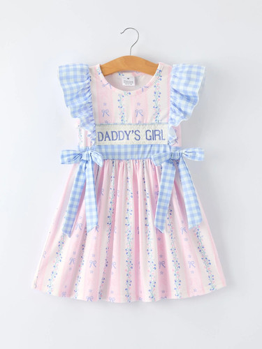 Daddy girl smocked - “daddy's,
