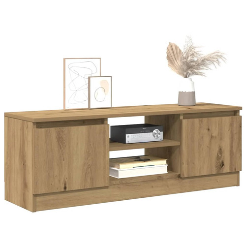 Modern wooden tele media - modern,