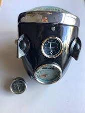 BSA Bantam Motorcycle Headlight Unit With Speedo & Wipac Switches