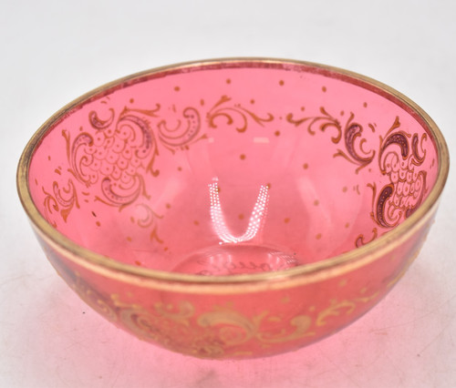 Antique cranberry pink - pink, glass
