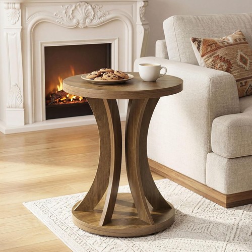 Modern round end table - modern,