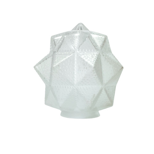 Clear art deco star - art,
