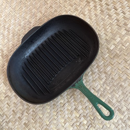 Creuset green enamel - le,