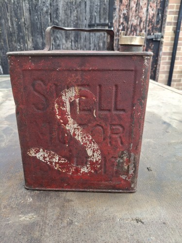 Old vintage shell gallon - old,