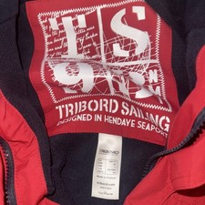Tribord Men’s Sailing Jacket XL Waterproof And Breathable VGC 24” Pit To Pit