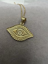 Real 18ct Gold Evil Eye