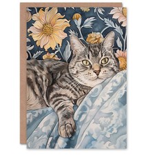 Greeting Card Cat Lover Tabby