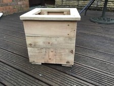 wooden garden planters