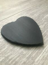 handmade natural slate heart