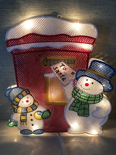 Vintage snowman mailbox - &,