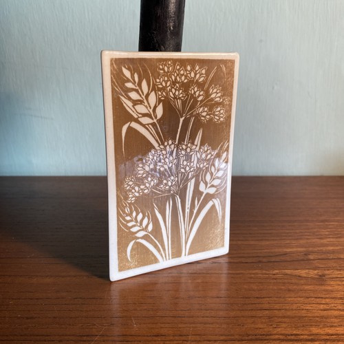 Jersey pottery candle hedgerow - pottery,