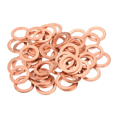 Pcs flat copper washers - 52,